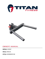 Titan Fitness X-3 Series Y Dip Bar User manual