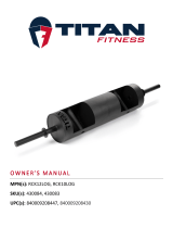 Titan Fitness 12-in Rackable Strongman Log Bar User manual