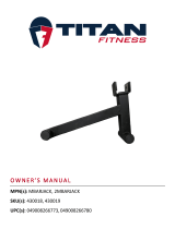 Titan Fitness Pair of Mini Bar Jacks User manual