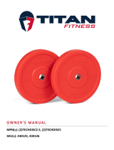 Titan Fitness Technique Weight Plates 5 KG Pair User manual