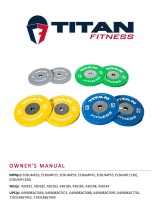 Titan Fitness Elite Color Bumper Plate – 35 lb. Single User manual