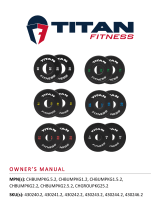 Titan Fitness 25 KG Set Black Change Plates User manual