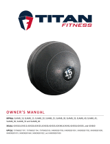Titan Fitness 10 LB Rubber Slam Ball User manual
