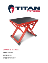 Titan Fitness 12 – 24-in Adjustable Plyometric Box User manual