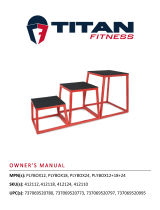 Titan Fitness 18-in Pro-Duty Plyometric Box User manual