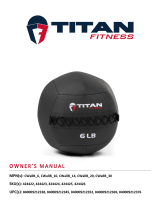 Titan Fitness 10 LB Composite Wall Ball User manual