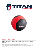 Titan Fitness 6 LB Rubber Medicine Ball User manual
