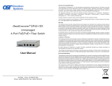 Omnitron Systems TechnologyOmniConverter GPoE+/Sx 4-Port