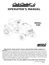 Cub Cadet 3185 User manual