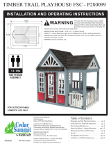 KidKraft Timber Trail Wooden Outdoor Playhouse Assembly Instruction