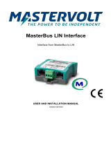 Mastervolt MasterBus LIN Bus Interface User manual
