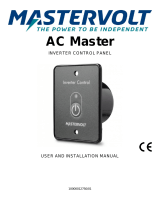 Mastervolt 110505 AC Master Inverter Control Panel User manual