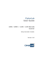CipherLab 1105 User manual