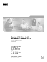 Cisco 3750 - Catalyst EMI Switch Software Configuration Manual