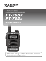 YAESU FT-70DE Advance Manual