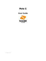 Motorola Moto G User manual