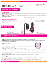 iSimple Bluetooth FM Transmitter User manual