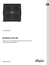 Bugera 412F-BK Owner's manual