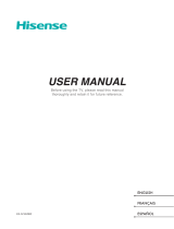 Hisense 55H8050D User manual