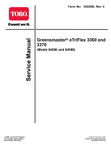 Toro Greensmaster eTriFlex 3360 Traction Unit User manual