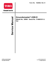 Toro Groundsmaster 4300-D Traction Unit User manual