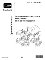 Toro Groundsmaster 5900 Rotary Mower User manual