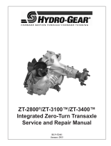 Toro Z334 Z Master, With 34in 7-Gauge Side Discharge Mower User manual