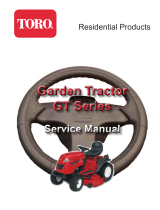 Toro GT2200 Garden Tractor User manual