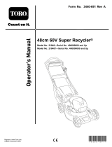 Toro 48cm 60V Super Recycler User manual