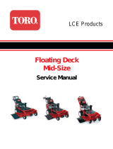 Toro Commercial Walk-Behind Mower, Floating Deck T-Bar Gear User manual