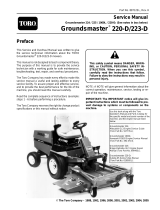 Toro Groundsmaster 220 User manual