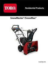 Toro SnowMaster 824 QXE Snowthrower User manual