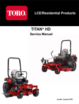 Toro 48in TITAN HD 1500 Series Riding Mower User manual
