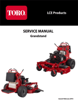 Toro GrandStand Mower, With 52in TURBO FORCE Cutting Unit User manual