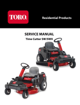 Toro TimeCutter SW 5425 Riding Mower User manual