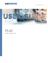 Westermo PS-60 User manual