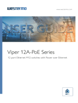 Westermo Viper-212A-T3G-P8-HV User guide