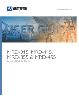 Westermo MRD-315 User manual
