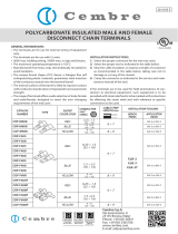 Cembre CP-M608 Operating instructions