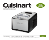 Cuisinart ICE-100 Operating instructions
