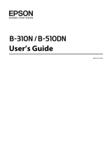 Epson B-310N - Business Color Ink Jet Printer User manual