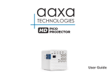 AAXA HD Pico HD LED Projector User manual