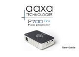 AAXA P700 Pro HD LED Projector User manual