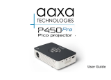 AAXA P450 Pro Projector User manual