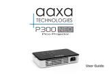 AAXA P300 Neo Pico Projector User manual