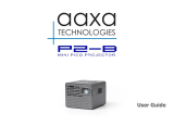 AAXA Technologies P2-B LED Pico Projector User manual