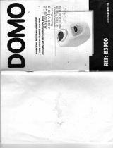 Domo B3900 Owner's manual