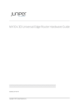 Juniper MX104 User manual