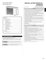 Fujitsu AOGG24CBTA-U Installation guide