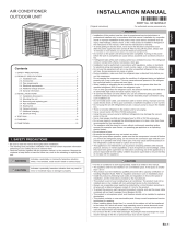 Fujitsu ROG12KVCBN Installation guide